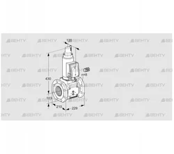 VAS8100F05LWSR3B/PP/PP (88203190) Газовый клапан Kromschroder