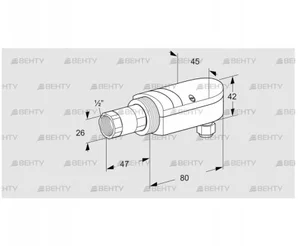 UVS 10D0G1 (84315200) УФ датчик пламени Kromschroder