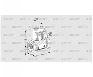 VCS665F05NNQR3B/PPPP/PPPP (88203541) Сдвоенный газовый клапан Kromschroder