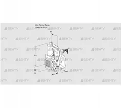 VAS3-/50F/NWGR (88011614) Газовый клапан Kromschroder