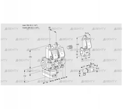 VCD2E32R/32R05D-25NWR/2--3/PPZS (88105616) Регулятор давления Kromschroder