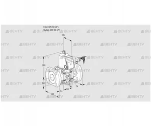 VAS350F/NK (88004894) Газовый клапан Kromschroder