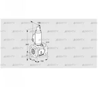 VAS6T65A05LKGLB/PP/PP (88206818) Газовый клапан Kromschroder