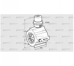 DE 1000Z150-160B (03352487) Расходомер Kromschroder