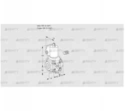 VAN110R/NKSL (88015549) Сбросной газовый клапан Kromschroder