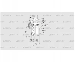 DG 17VCT6-6W (84448040) Датчик-реле давления газа Kromschroder