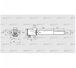 ZKIH 600/100R (84214060) Пилотная горелка Kromschroder