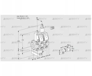 VCD2E40R/40R05D-25LQR/2-PP/PPPP (88100337) Регулятор давления Kromschroder