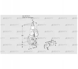 VAS3T50/-N/LQSR (88020062) Газовый клапан Kromschroder