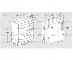 BCU460W3P2C0D1000K1E0-/LM400WF0O0E1- (88680092) Блок управления горением Kromschroder