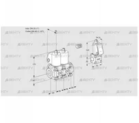 VCS2E25R/40R05NNWL/PPZS/PPPP (88104728) Сдвоенный газовый клапан Kromschroder