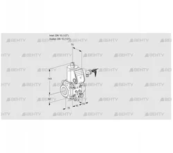 VAS115R/NW (88008698) Газовый клапан Kromschroder