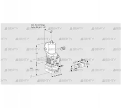 VAG2-/40R/NWSLAE (88032838) Газовый клапан с регулятором соотношения Kromschroder