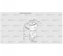 IBG50W05/40A2AR10 (88302171) Дроссельная заслонка Kromschroder