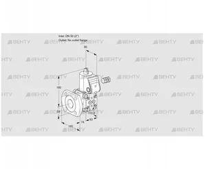 VAS350/-F/NW (88016884) Газовый клапан Kromschroder