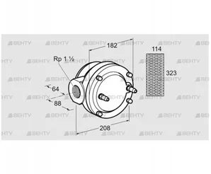 GFK 40R10-6 (81939190) Газовый фильтр Kromschroder