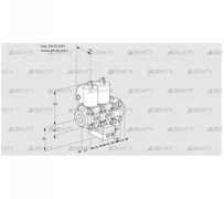 VCH1T20N/20N05NHAVQL/PPPP/PPPP (88107197) Клапан с регулятором расхода Kromschroder