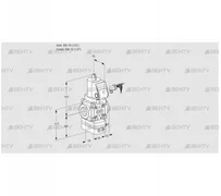 VAD115R/NWSR-100B (88015422) Газовый клапан с регулятором давления Kromschroder