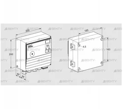 BCU460-5/1LW3GBS2B1/1 (88612441) Блок управления горением Kromschroder