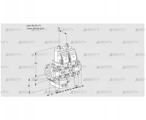 VCD1T25N/20N05F1D-50NVQSR/PPPP/PPPP (88100531) Регулятор давления Kromschroder