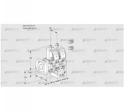 VCD3E50F/50R05ND-100WR3/PPPP/PPPP (88101596) Регулятор давления Kromschroder