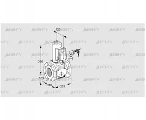 VAS8100F05NWSRB/PP/PP (88203116) Газовый клапан Kromschroder