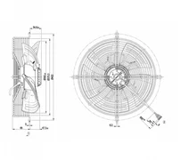 Осевой вентилятор ebmpapst S4D350AN0830
