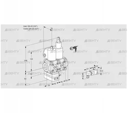 VCD1E20R/20R05D-50LWL/PPPP/2-PP (88100885) Регулятор давления Kromschroder