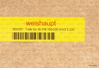 Силовой трансформатор Weishaupt AGG5.220