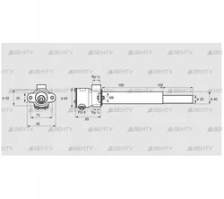 ZKIHB 180/100R (84217010) Пилотная горелка Kromschroder