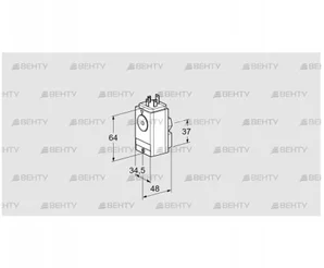 DG 30VC5-5W (84448210) Датчик-реле давления газа Kromschroder