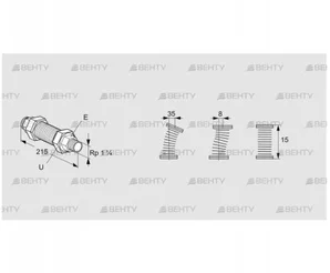 EKO 32RA (03262047) Газовый компенсатор Kromschroder