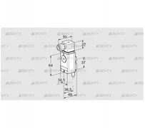 DG 60/150VC4-6WG (84448937) Датчик-реле давления газа Kromschroder