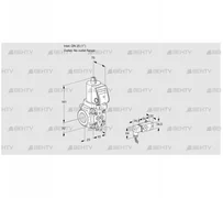 VAS1T25/-N/NQSR (88011259) Газовый клапан Kromschroder