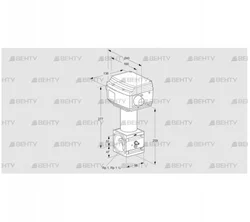 RV 2/EML05W60S1 (86060508) Регулирующий клапан Kromschroder