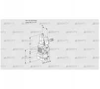 VAD1-/15R/NWSR-25B (88033416) Газовый клапан с регулятором давления Kromschroder