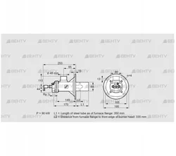 BIOA 65RM-350/335-(71)D (84022547) Газовая горелка Kromschroder