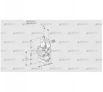 VAD125R/NQ-100A (88000281) Газовый клапан с регулятором давления Kromschroder