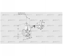 VAS115R/NW (88018350) Газовый клапан Kromschroder