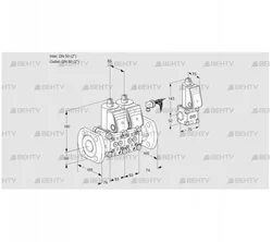 VCS3E50F/50F05NNWR3/PPPP/PPZS (88104969) Сдвоенный газовый клапан Kromschroder