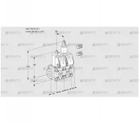 VCS3E50R/65R05NLWR3/PPPP/PPPP (88103862) Сдвоенный газовый клапан Kromschroder