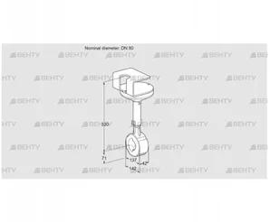 BVHR80W01A (88302703) Дроссельная заслонка Kromschroder