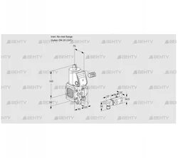 VAS1-/20R/NW (88004037) Газовый клапан Kromschroder