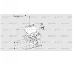 VCG2E40R/40R05NGEVWSL8/PPPP/PPPP (88104975) Клапан с регулятором соотношения Kromschroder