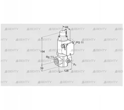 VR 40/32R01RQ31D (85250300) Воздушный электромагнитный клапан Kromschroder