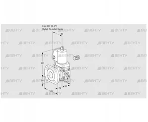 VAS350/-F/NWGL (88009119) Газовый клапан Kromschroder