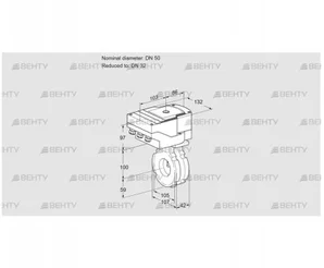 IBG50/32W05/40A2A (88302115) Дроссельная заслонка Kromschroder