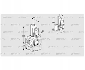 VAS8100F05NWSR3E/B-/PP (88205264) Газовый клапан Kromschroder