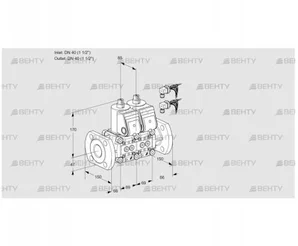 VCS2E40F/40F05NNWR6/PPPP/PPPP (88102896) Сдвоенный газовый клапан Kromschroder