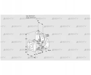 VAS350F/NQ (88004437) Газовый клапан Kromschroder